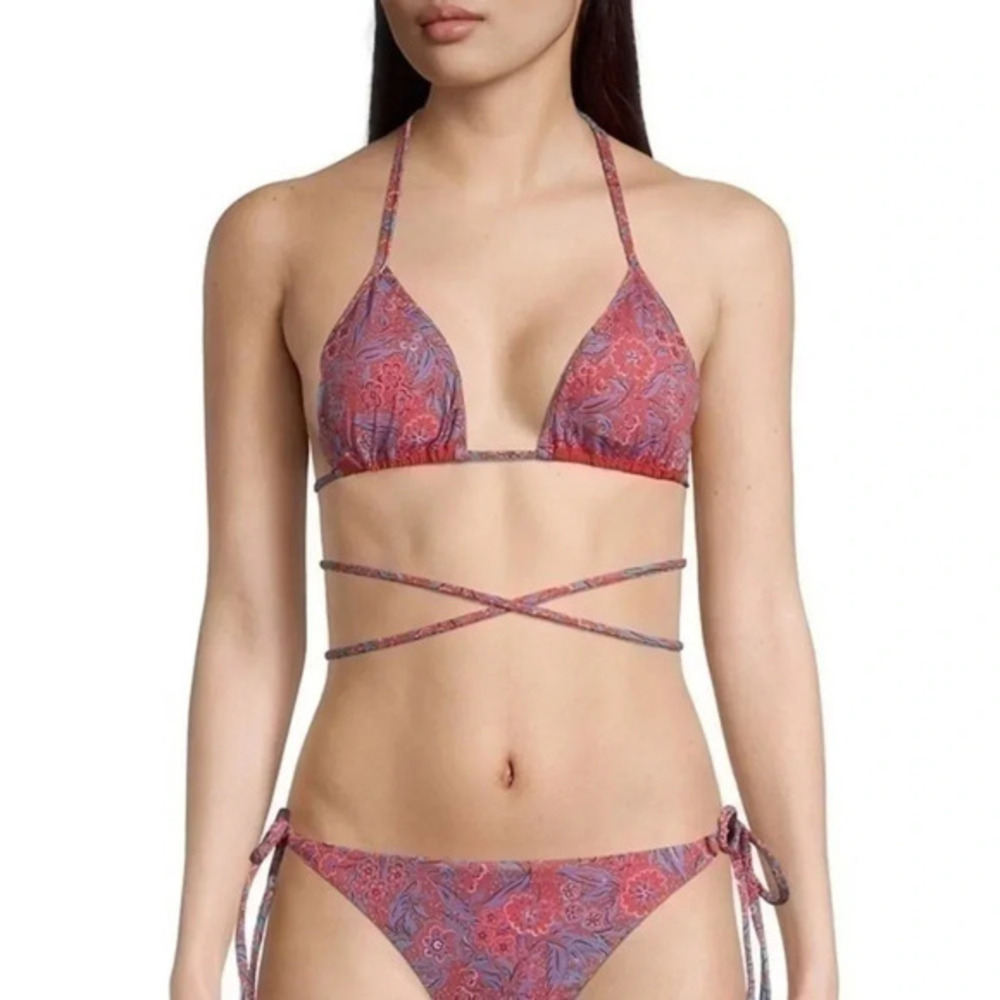 Veronica Beard Cala Bikini Top B1447